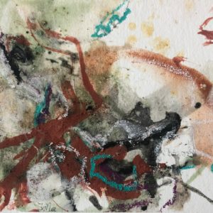 Intuitiv gemalte abstrakte Kunst