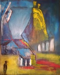 Bildnerische Darstellung des Blickes auf meine Werke