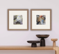 Raumansicht der Serie Freundschaft I, zeitgenössische, intuitive Kunst