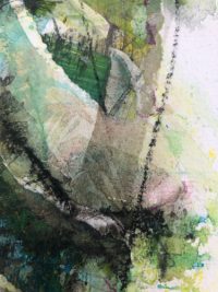 Mixed Media Collage Fusion III Detailansicht