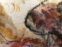 Mixed Media Collage 'Verankert II' Detailansicht