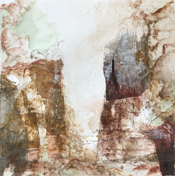 Zeitgewebe, 49x49 cm, 750,- €