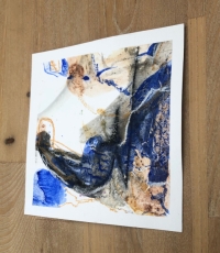 Seitenansicht des Werks Bretonische Strände I, intuitive, zeitgenössische Kunst