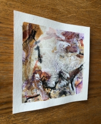 Seitenansicht des Werkes Canyon I, intuitive, zeitgenössische Kunst