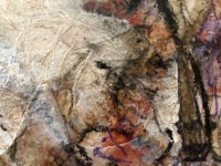 Ausschnitt des Werks Canyon II, intuitive, zeitgenössische Kunst