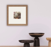 Raumansicht des Werks Canyon II, zeitgenössische, intuitive Kunst
