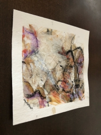 Seitenansicht des Werks Canyon II, intuitive, zeitgenössische Kunst