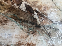 Ausschnitt des Werks 'Das Erwachen II', eine Mixed Media Collage