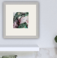 Raumansicht des Werks Freundschaft? I, eine Mixed Media Collage