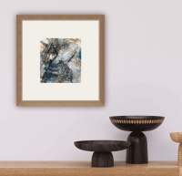 Raumansicht des Werks Freundschaft? II, eine Mixed Media Collage