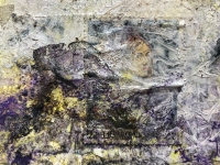 Detailansicht des Werkes Freundschaft I, eine Mixed Media Collage