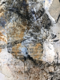Detailansicht des Werks Fusion II, eine Mixed Media Collage