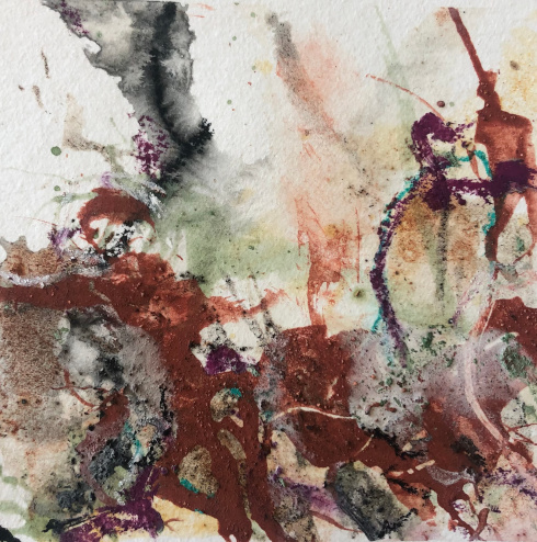 Impressionen II, 11x11 cm