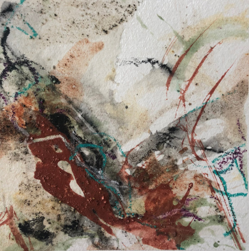 Impressionen III, 11x11 cm