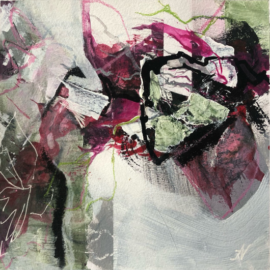 MagentaVibration, 17,5x17,5 cm