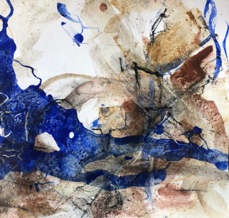 Kampf der Elemente, 30x30 cm, 350,- €